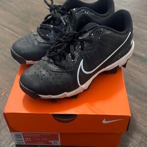 Nike Kids Black Cleats size 2.5
